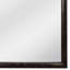 Miroir rectangulaire contemporain Mackenzie Black, 100 cm (L) x 89 cm (H), encadré de bois