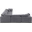Canapé modulaire réversible en velours de 160 po Homero-87141461
