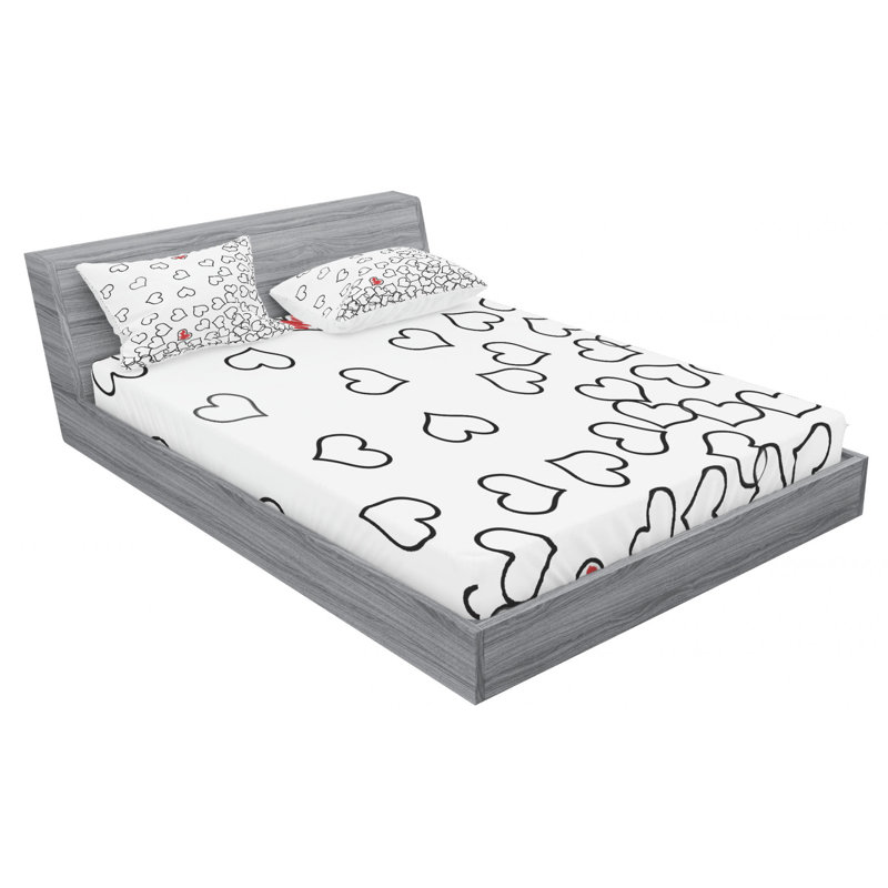 Microfiber Sheet Set, Full Sheet Set with Fitted Sheet