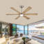 Ventilateur de plafond moderne avec télécommande, 6 pales en bois massif, moteur à courant continu silencieux, ventilateur de plafond extérieur pour patio couvert avec lumière-1455755810-1480739608-1480739611