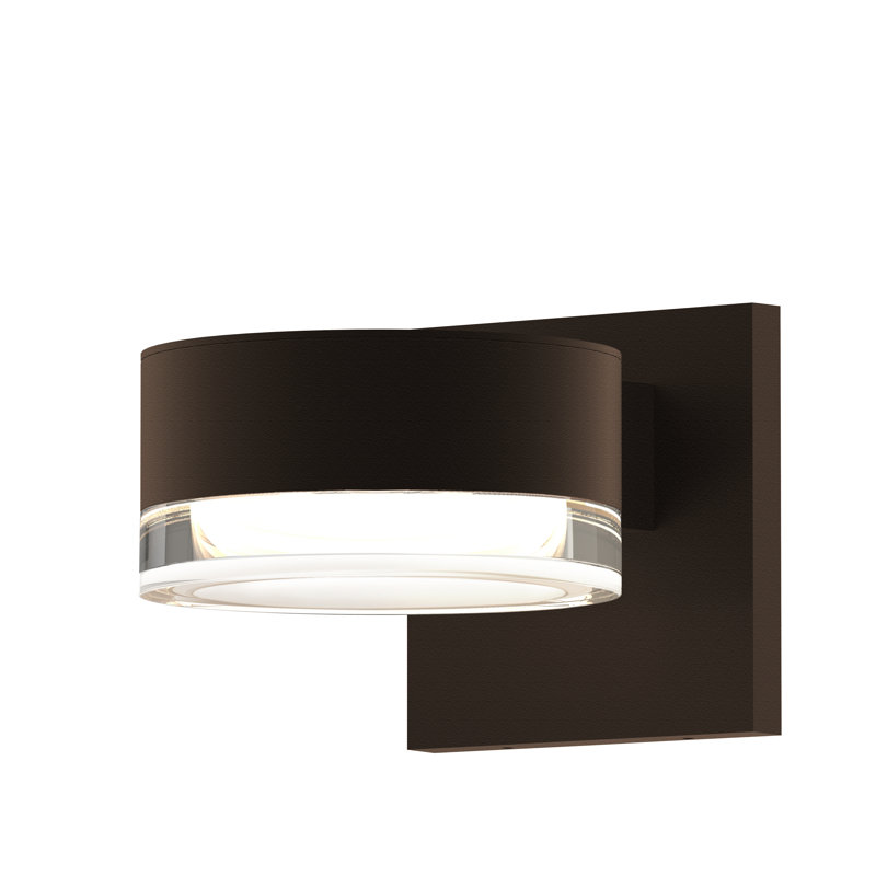Reals LED Outdoor Armed Sconce, Bronze