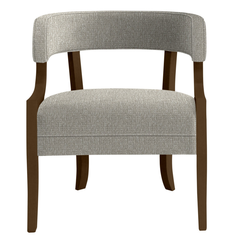 Thom Filicia Home 25"Otisco Chair, Tarbee Pebble, Navajo