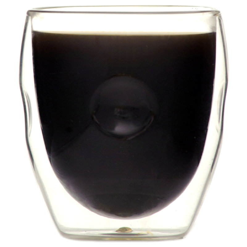 Moderna Double Wall 8oz Clear Borosilicate Glasses Set of 4