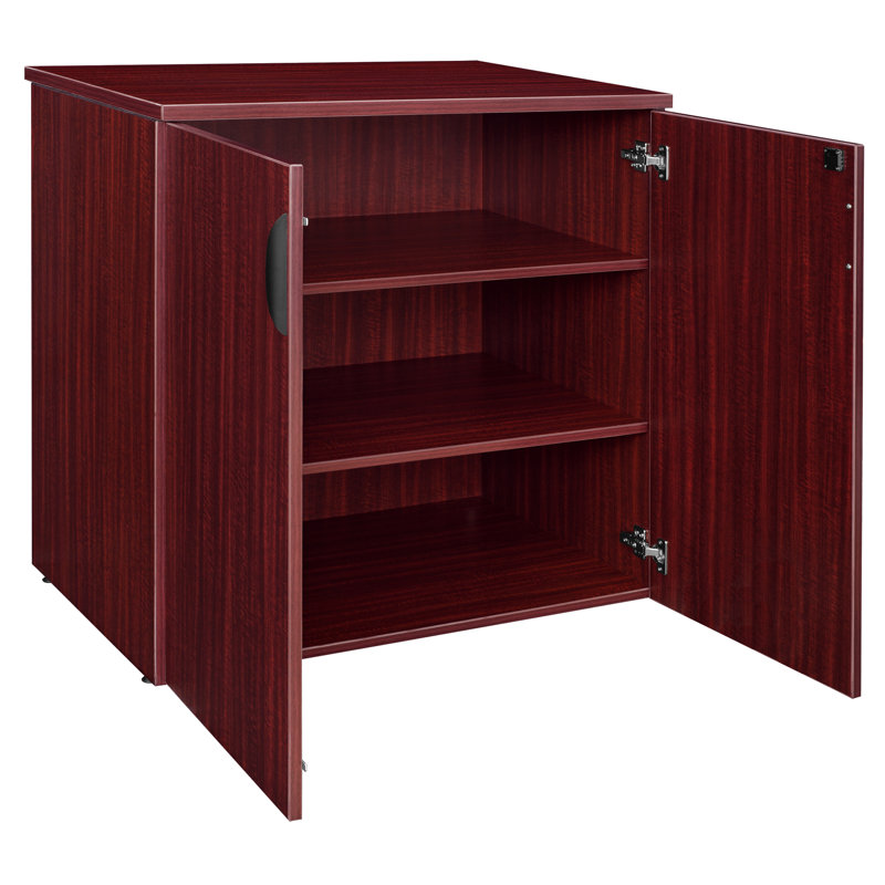 Nevjana Office Storage Cabinet, Mahogany