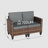 Kisner 4 - Person Outdoor Wicker Conversation Set With Cushions And Storage Table-103896257