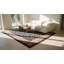 Antique Art Deco Chinese Allover Navy 1930s Rug