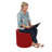 Pro Series Upholstered Round Ottoman 18" Height-101256112
