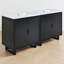 Meuble-lavabo double 60 po avec plateau en résine-362293515