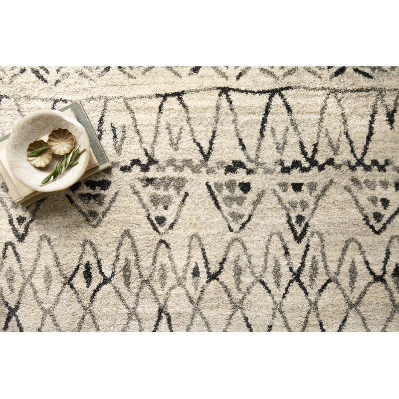 Tapis beige Aparicio Southwestern, Rectangulaire 7 pi 7 po x 10 pi 6 po