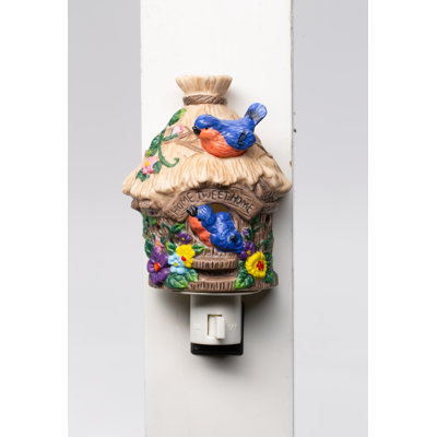 Plug-In Birdhouse Night Light