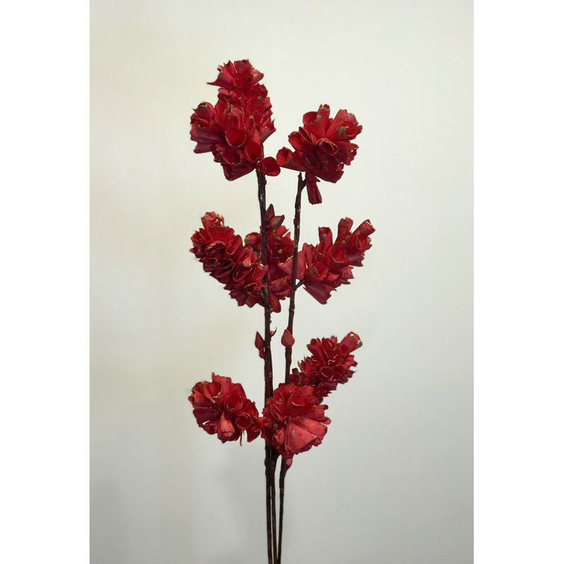 Bouquet de fleurs artificielles Canterbury Bells, Rouge