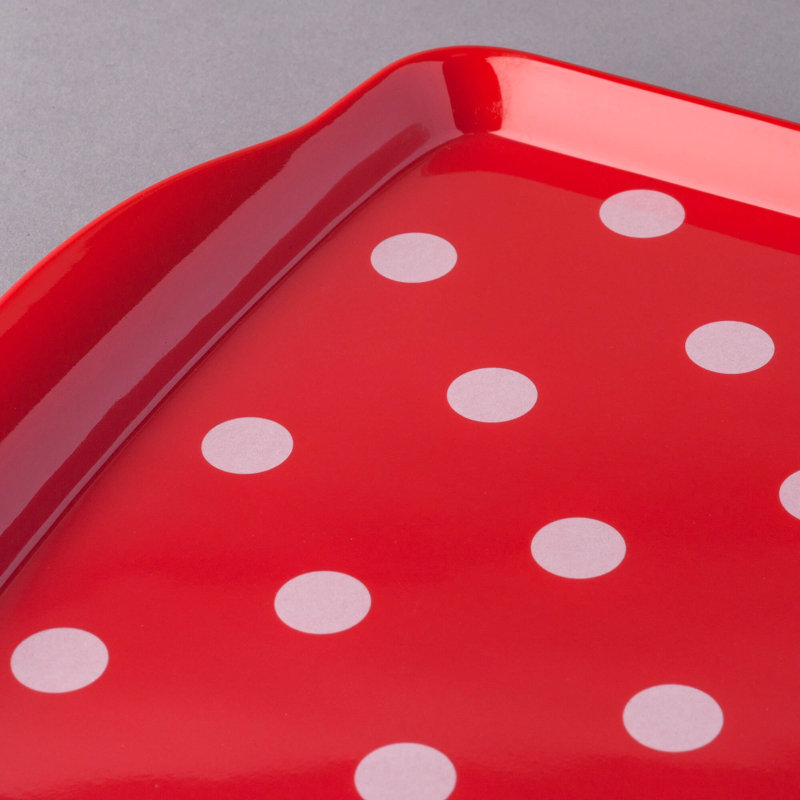 Melamine Serving Tray, Large, Red