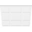 Médaillon de plafond contemporain 36 po x P 12 po x P 1 1/2 po Rubik-36089215