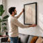 Branching Stem in Rust Botanical - Framed Print-733718464-733718495