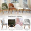 Chaise de salle à manger rembourrée Engstrom-1198779692