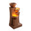 Weather Resistant Floor Fountain with Light