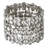 4" ID Faux Diamond Cuff Ring