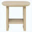 Ensemble de table basse et de table de bout 2 pièces Coastal Beige Oak