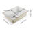 Undermount Bathroom Sink, 18.5 x 13.19 Inch Rectangular White Ceramic Vessel Sink with Overflow Hole, Under Counter Drop in Modern Lavatory Vanity Bath Wash Bowl Basin, Rectangle Small Space