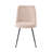 Caiddie Fabric Dining Chair with Steel Legs-1361883596