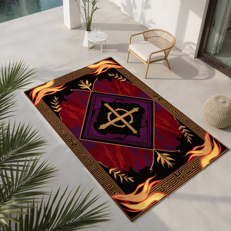 Crown Jewel Indoor And Outdoor Area Rug, Rectangle 3' x 5'