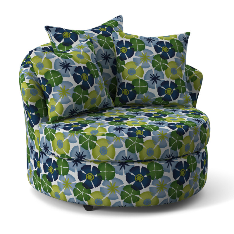 Fauteuil demi-tonneau Alsup, Feuilles de pétale pures