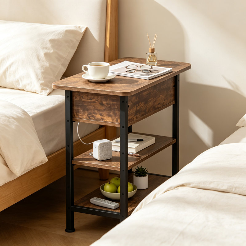 60.96 cm W Bedside Table