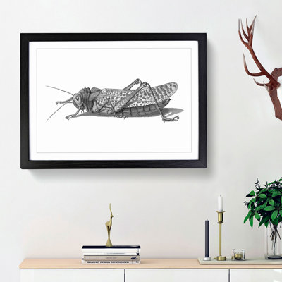 Cricket in Black & White by George Shaw - Picture Frame Painting Print on MDF