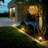 Tall Solar Powered Outdoor Barrel Lantern