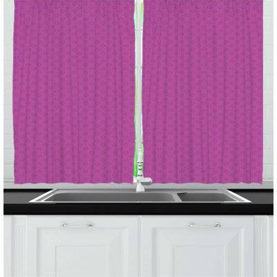 Geometric Kitchen Curtain
