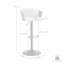 Tabouret de bar réglable en bois noir-397481738