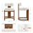 Upholstered Solid Wood Counter Stool-278287510