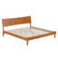 Lit plateforme en bois Phoenix avec pied de lit assorti-1747825-1747834