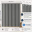 Panneau de rideau 100 po en polyester texturé de lin, panneau isolant imperméable et isolant avec œillets pour chambre à coucher, patio et espaces partagés-286359914-286359913