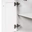 Meuble-lavabo 24 po avec lavabo supérieur, meuble de rangement moderne à 2 niveaux, meuble-lavabo simple, grandes tablettes de rangement-109050277-109050279