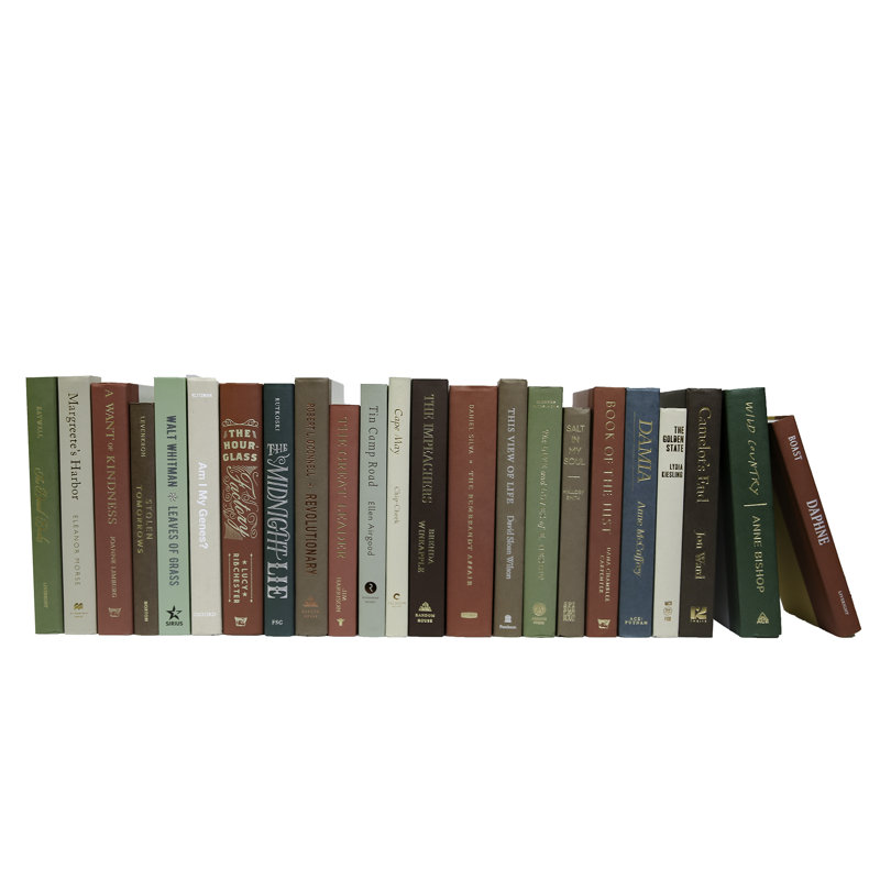 Livres décoratifs - Livres de cabane - Livres bruns au pied
