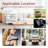 24"x24"x5.9"Square High Resilience Foam - Customizable DIY Pad for Furniture, Car Seats, Pet Beds & Creative Projects,1PC,White-1142541451
