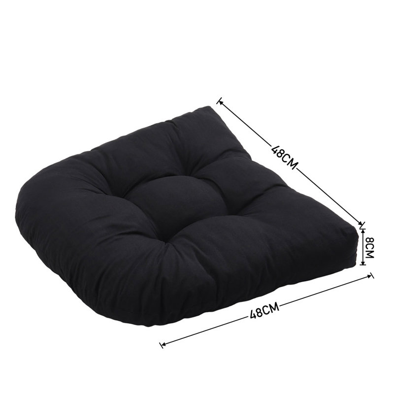 Garden Seat cushion, Black