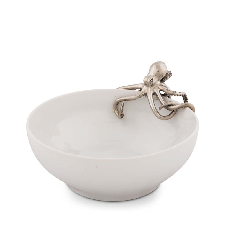 Sea And Shore Stoneware Dessert Bowl
