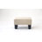 Flannel Small Footstool Ottoman For Footrest, Modern Rectangle Step Stool Extra Seating With Non-Skid Plastic Legs For Living Room, Couch, Entryway-262355966