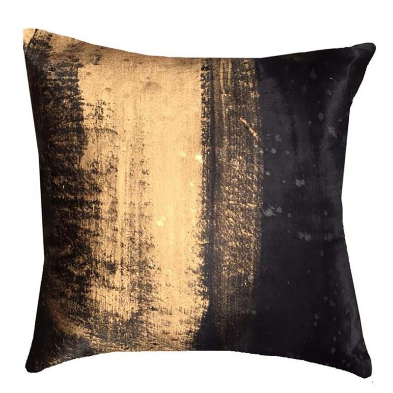 Fez Square Leather Pillow Cover & Insert