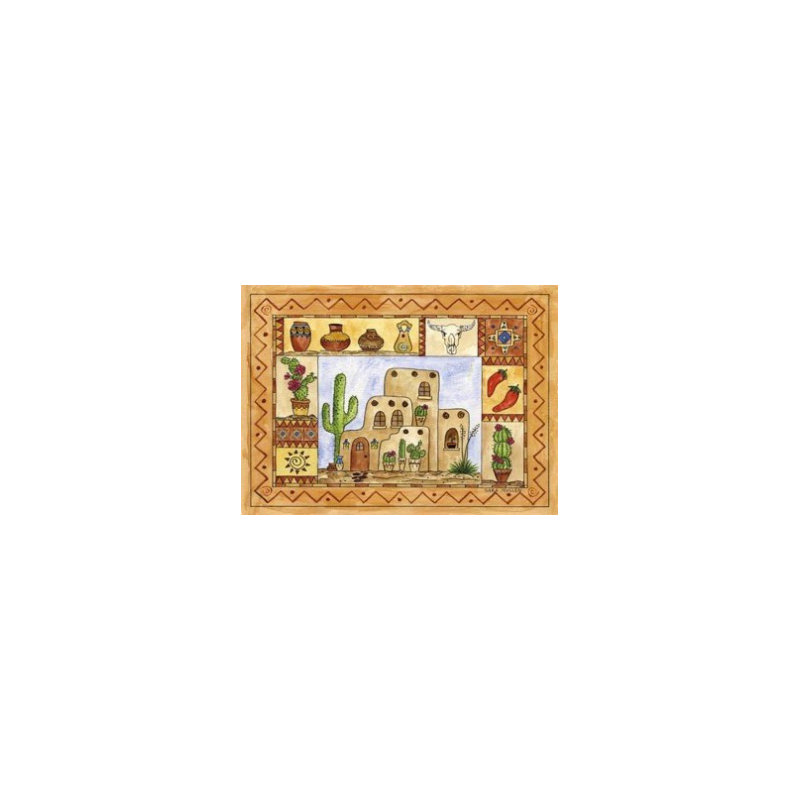 Shawsheen Southwestern Indoor Rug, Rectangle 3'1" x 4'4"