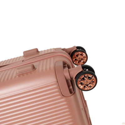 4 valises rigides, 4 valises pivotantes à double rotation sur 360 °, verrouillage par mot de passe, bagage universel léger, bagage portable.