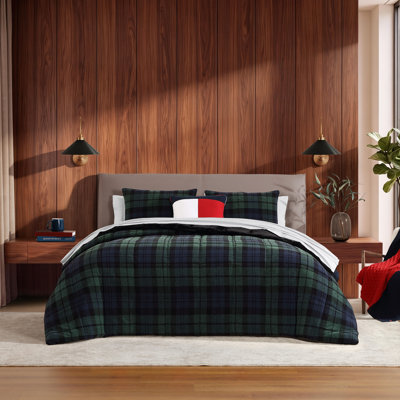 Tommy Hilfiger Edinburgh Tartan Reversible Blue Comforter Set