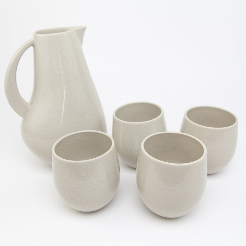 Ensemble de pichet 5 pièces Borgen Goblet, Mousseline