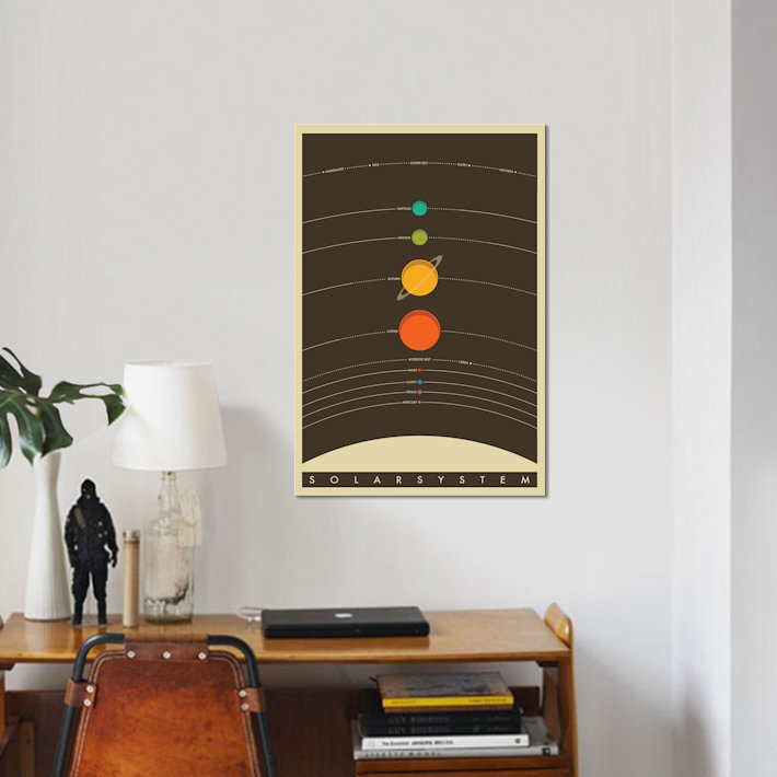 Solar System by Jazzberry Blue - Wrapped Canvas Print, 66.04 cm H x 45.72 cm W x 3.175 cm D