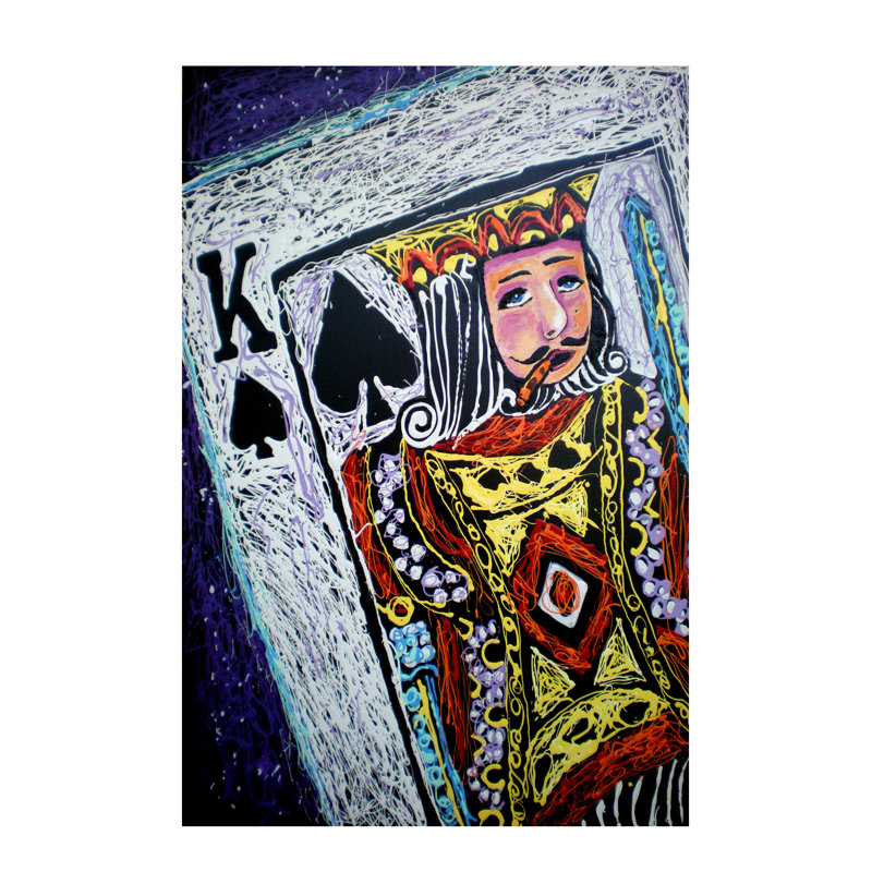 King Spades by Rock Demarco - Wrapped Canvas Print, 66.04 cm H x 45.72 cm W x 1.91 cm D
