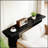 Triangular-Shaped Design Console Table, Sofa Table, Modern Entryway Table With Sleek Aesthetic And Versatile Functionality