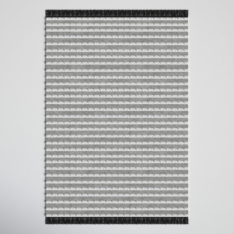 Lorenzo Striped Indoor / Outdoor Rug, Rectangle 2' x 3'