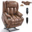 Fauteuil inclinable à deux moteurs Leatherair Infinity-986262805